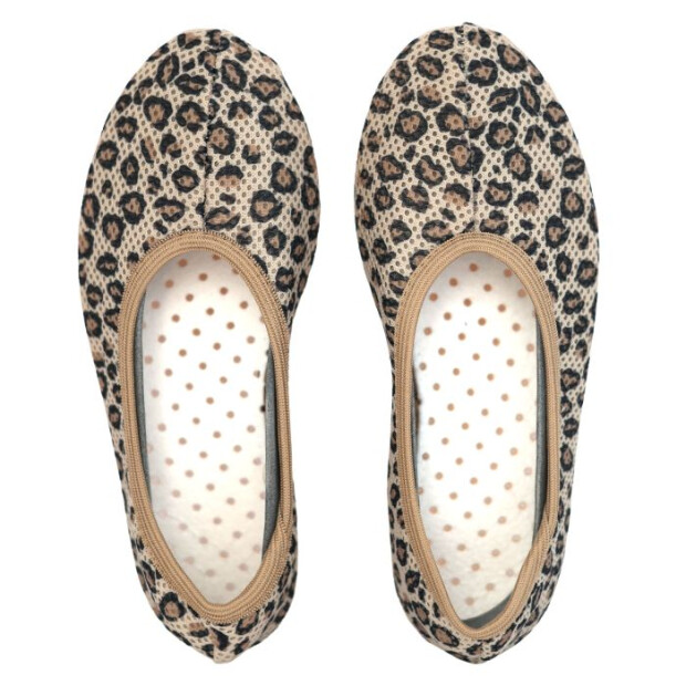 Beck Turnschläppchen - Leolina mit atmungsaktiver Sohle Leopard