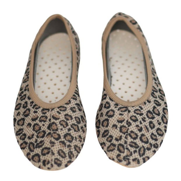 Beck Turnschläppchen - Leolina mit atmungsaktiver Sohle Leopard