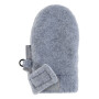 Sterntaler Fäustlinge 1 (6-12M) ohne Daumen aus Microfleece mit Klett - silber melange
