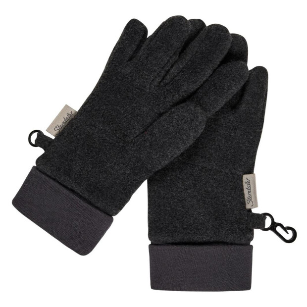Sterntaler Fingerhandschuh aus Microfleece mit Bündchen - anthrazit melange