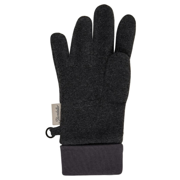 Sterntaler Fingerhandschuh aus Microfleece mit Bündchen - anthrazit melange