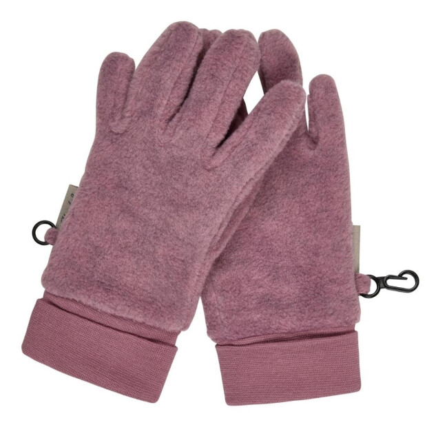 Sterntaler Fingerhandschuh aus Microfleece mit Bündchen - samtrosa
