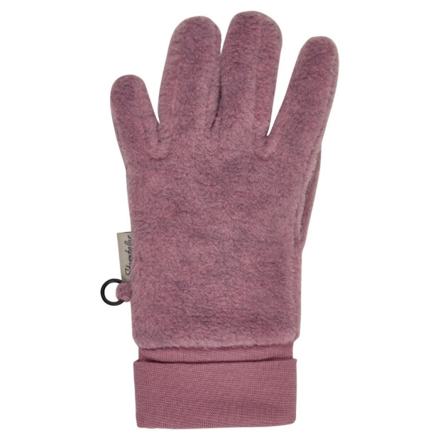 Sterntaler Fingerhandschuh aus Microfleece mit Bündchen - samtrosa