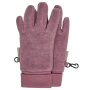 Sterntaler Fingerhandschuh aus Microfleece mit Bündchen - samtrosa