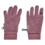 Sterntaler Fingerhandschuh aus Microfleece mit Bündchen - samtrosa