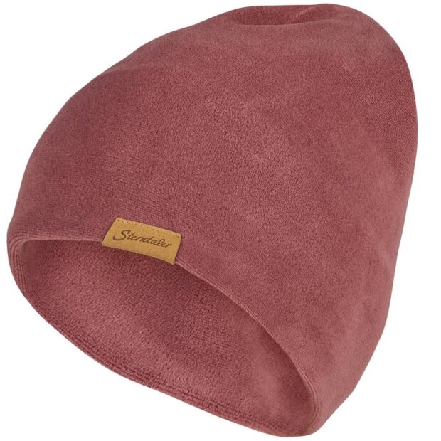 Sterntaler Melange-Beanie aus Microfleece - quarzrosa