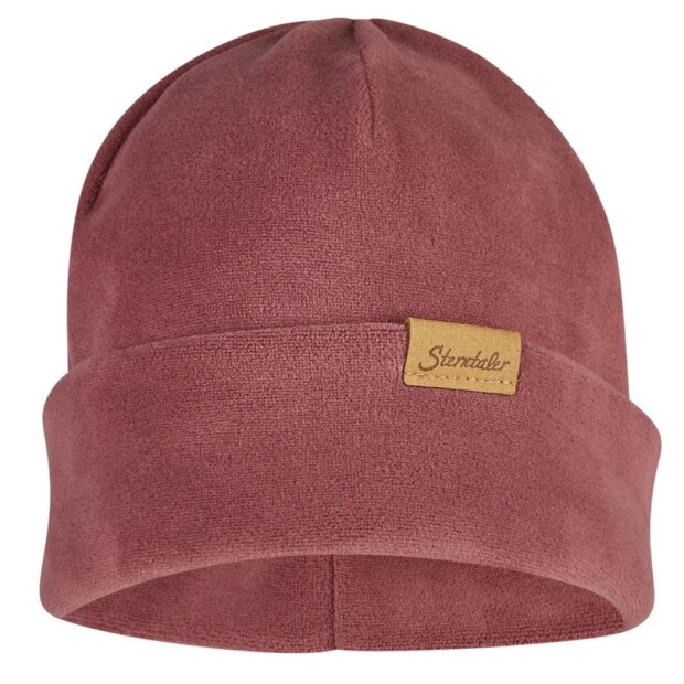 Sterntaler Melange-Beanie aus Microfleece - quarzrosa