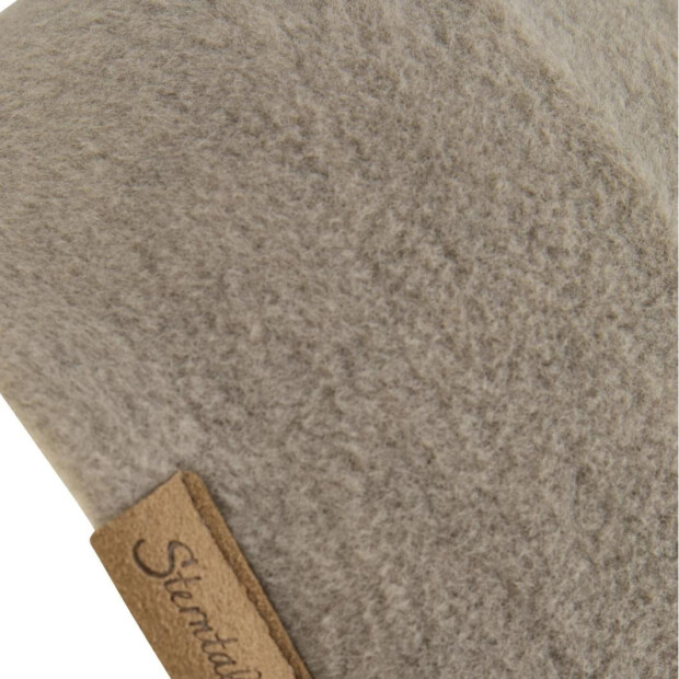 Sterntaler Melange-Beanie aus Microfleece - braun melange