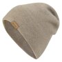 Sterntaler Melange-Beanie aus Microfleece - braun melange