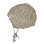 Sterntaler Bio Strickmütze Mouline mit Ohrenklappen & Fleece-Futter - steingrau