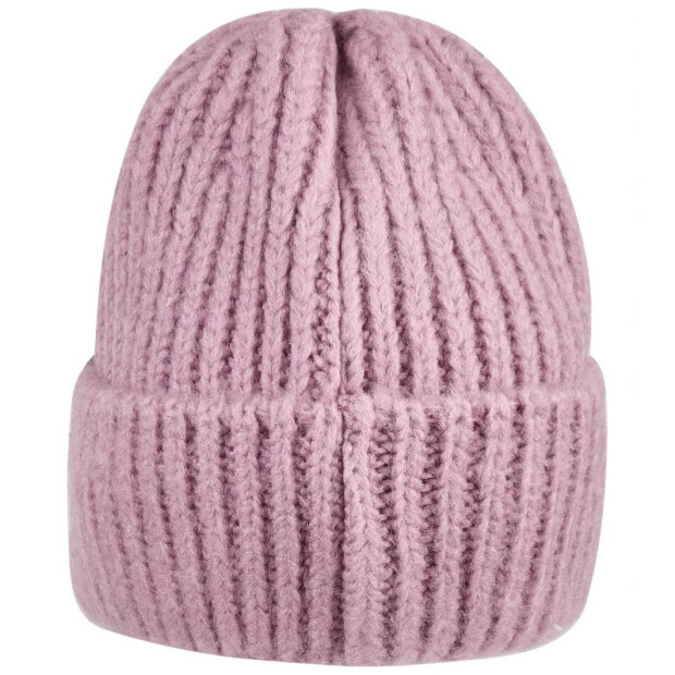 Sterntaler Strickmütze Soft Touch mit Umschlag - beerenrosa