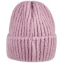 Sterntaler Strickmütze Soft Touch mit Umschlag - beerenrosa