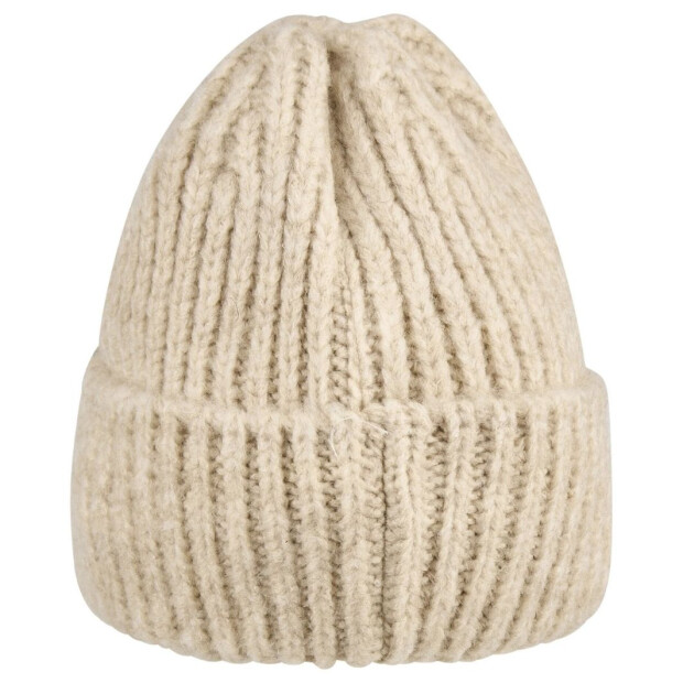 Sterntaler Strickmütze Soft Touch mit Umschlag - braun melange