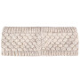 Sterntaler Stirnband mit Struktur und Fleece-Futter - sand