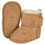 Sterntaler Baby Schuhe Lammfell mit Klettverschluss - braun melange