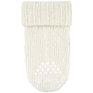 Sterntaler ABS-Krabbelsocken Wolle uni - creme