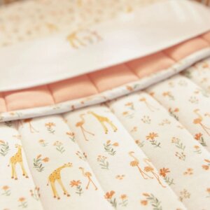 Little Dutch Kuscheldecke  - Rosa - Blooming Safari 70x100cm