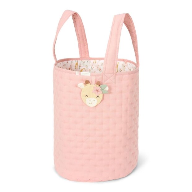 Little Dutch Aufbewahrungskorb Spielzeugkorb  - Rosa Blooming Safari 35x45cm