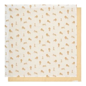 Little Dutch 2er Set Spucktuch 70x70cm - Safari Leo