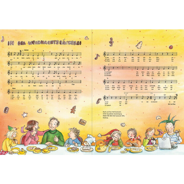 Coppenrath Kinderbuch - In der Weihnachtsbäckerei - Das Backbuch zum Weihnachtslied (Zuckowski)