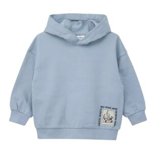 S.Oliver Sweatshirt oversize mit Kapuze und Backprint -...
