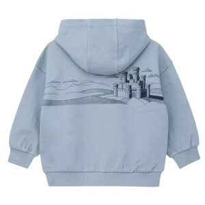 S.Oliver Sweatshirt oversize mit Kapuze und Backprint -...