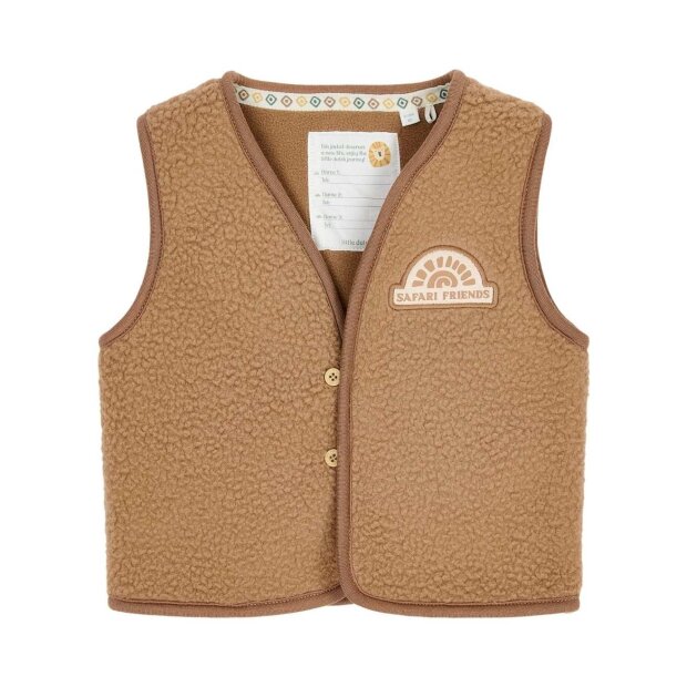 Little Dutch Teddy-Weste Braun