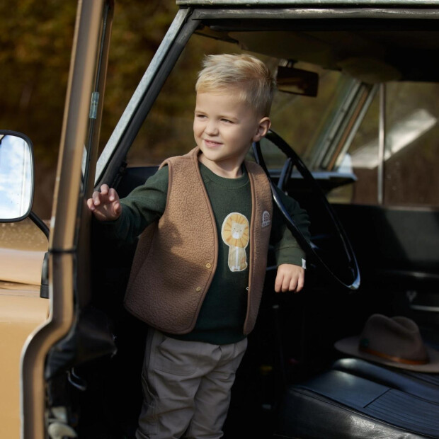 Little Dutch Teddy-Weste Braun