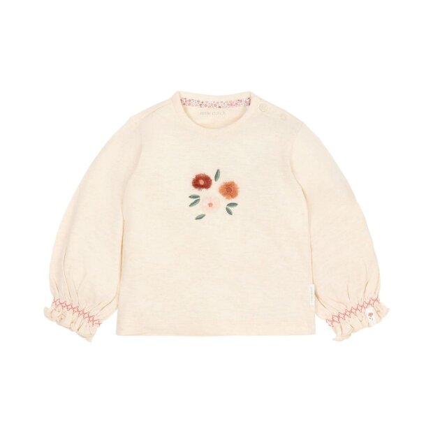 Little Dutch Langarmshirt Beige -  Blumen