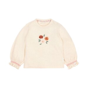 Little Dutch Langarmshirt Beige -  Blumen