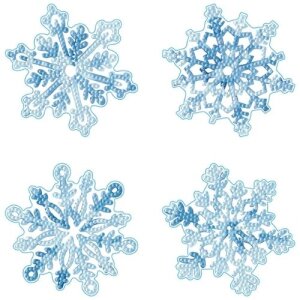 Diamond Dotz Diamond Painting Untersetzer - Schneeflocken...