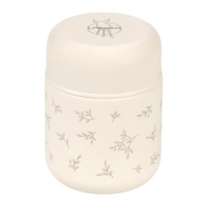 Lässig Thermobehälter 350ml - Blätter creme