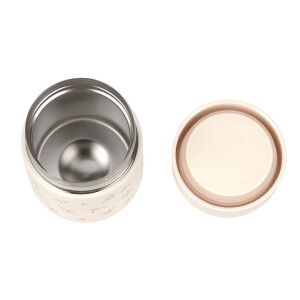 Lässig Thermobehälter 350ml - Blätter creme