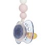 Lässig Schnullerkette - Little Universe - Wolke Rosa Beige