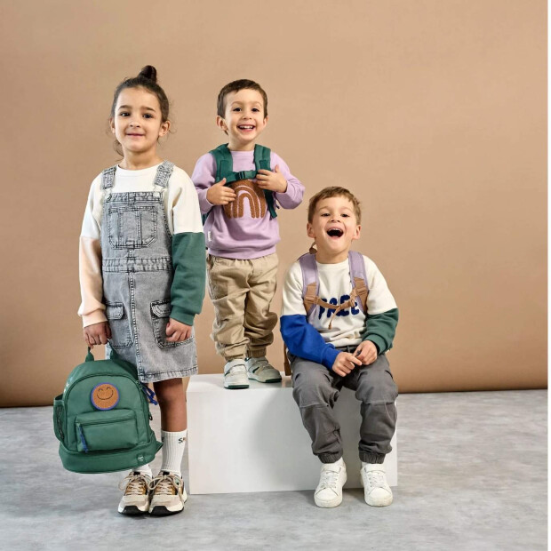 Lässig Kindergartenrucksack Mini - Little Gang Dunkelgrün