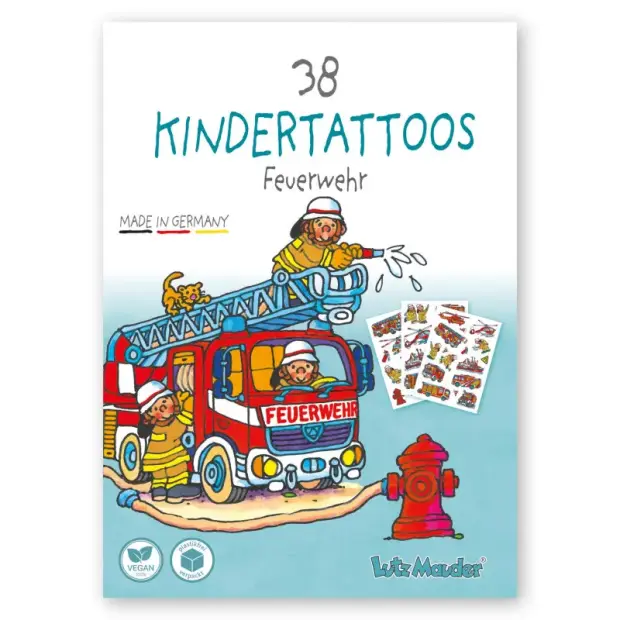 Lutz Mauder Tattoo Set A6 Feuerwehr