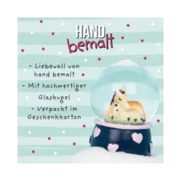 Lutz Mauder Schneekugel Pferde