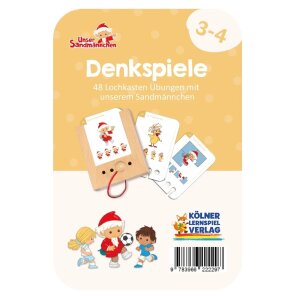 Lochkasten Kartensatz - Denkspiele Sandmännchen 3-4...