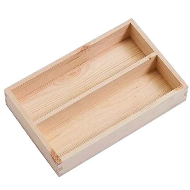 Aufbewahrung aus Holz für den Lochkasten