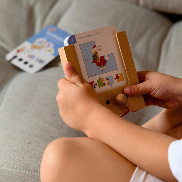 Lochkasten Kartensatz - Puzzlespiele Sandmännchen 3-4 Jahre