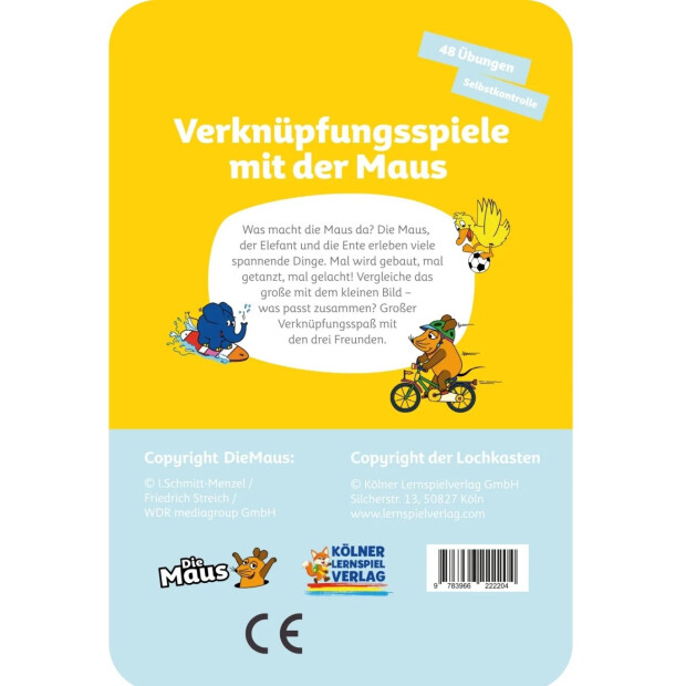 Lochkasten Kartensatz - Verknüpfungsspiele mit der Maus 3-4 Jahre