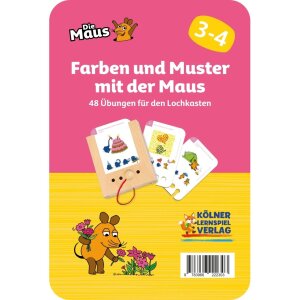 Lochkasten Kartensatz - Farben und Muster mit der Maus...