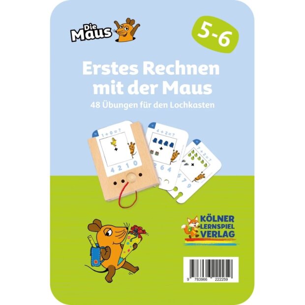 Lochkasten Kartensatz - Erstes Rechnen mit der Maus 5-6 Jahre