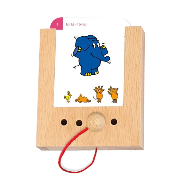 Lochkasten Kartensatz - Freundschaft und Gefühle mit der Maus 5-6 Jahre