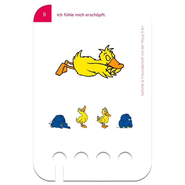 Lochkasten Kartensatz - Freundschaft und Gefühle mit der Maus 5-6 Jahre
