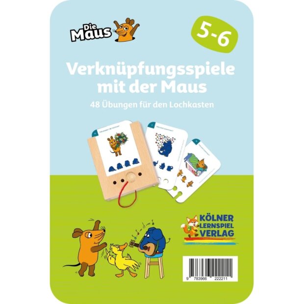 Lochkasten Kartensatz - Verknüpfungsspiele mit der Maus 5-6 Jahre