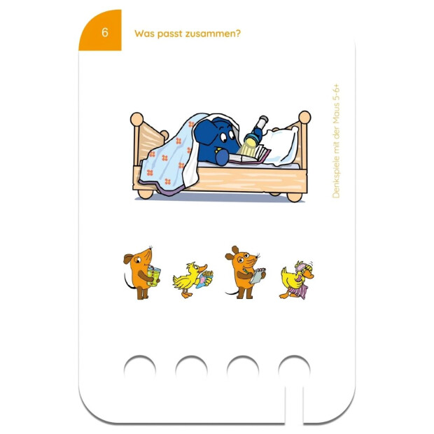 Lochkasten Kartensatz - Denkspiele mit der Maus? 5-6 Jahre