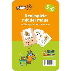 Lochkasten Kartensatz - Denkspiele mit der Maus? 5-6 Jahre