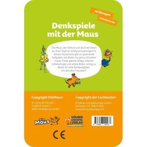 Lochkasten Kartensatz - Denkspiele mit der Maus? 5-6 Jahre