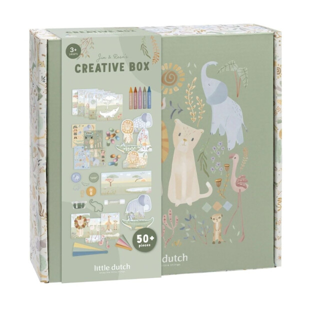 Little Dutch Bastel Box XL - Safari Friends